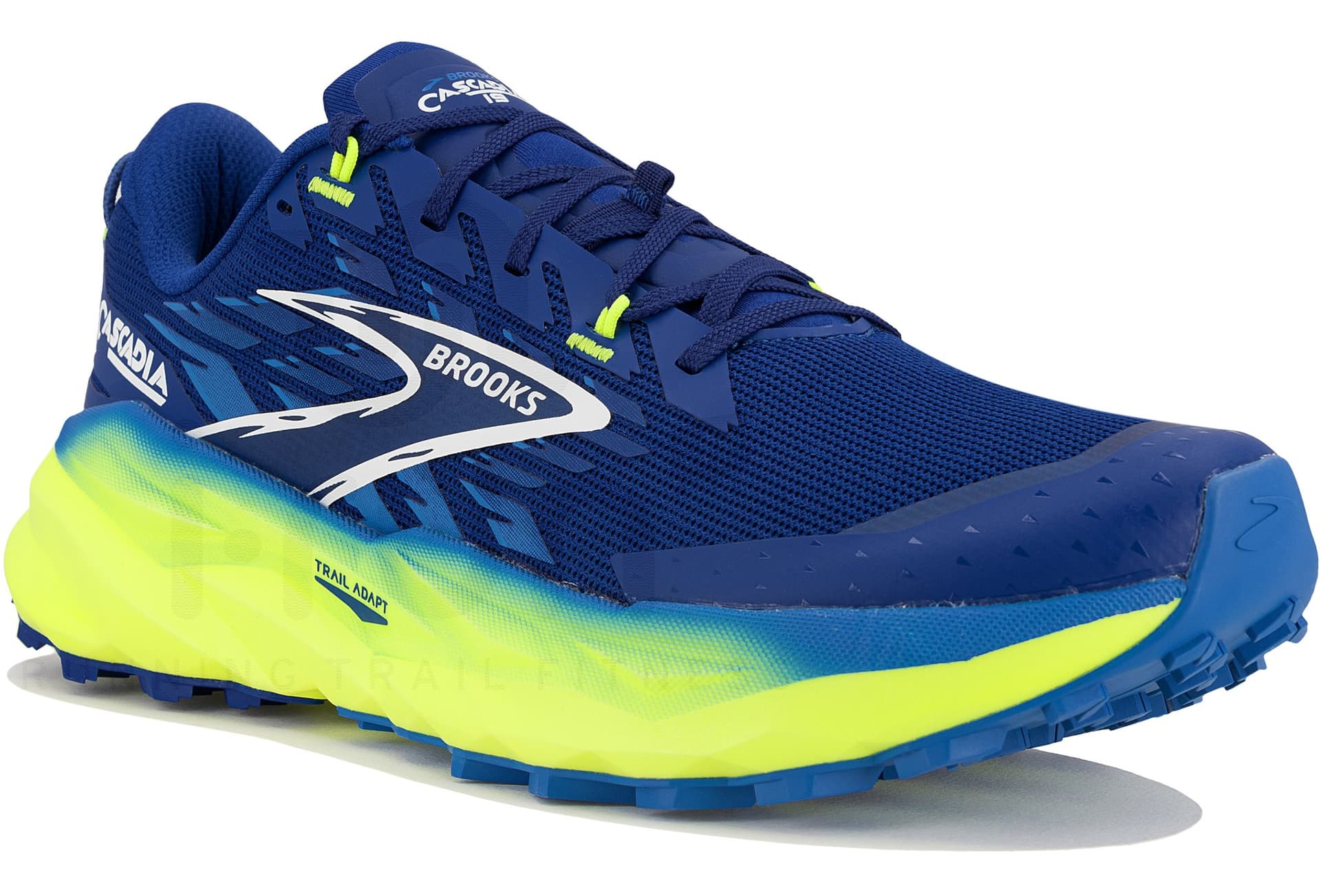 Brooks Cascadia 19 Wide — Bleu