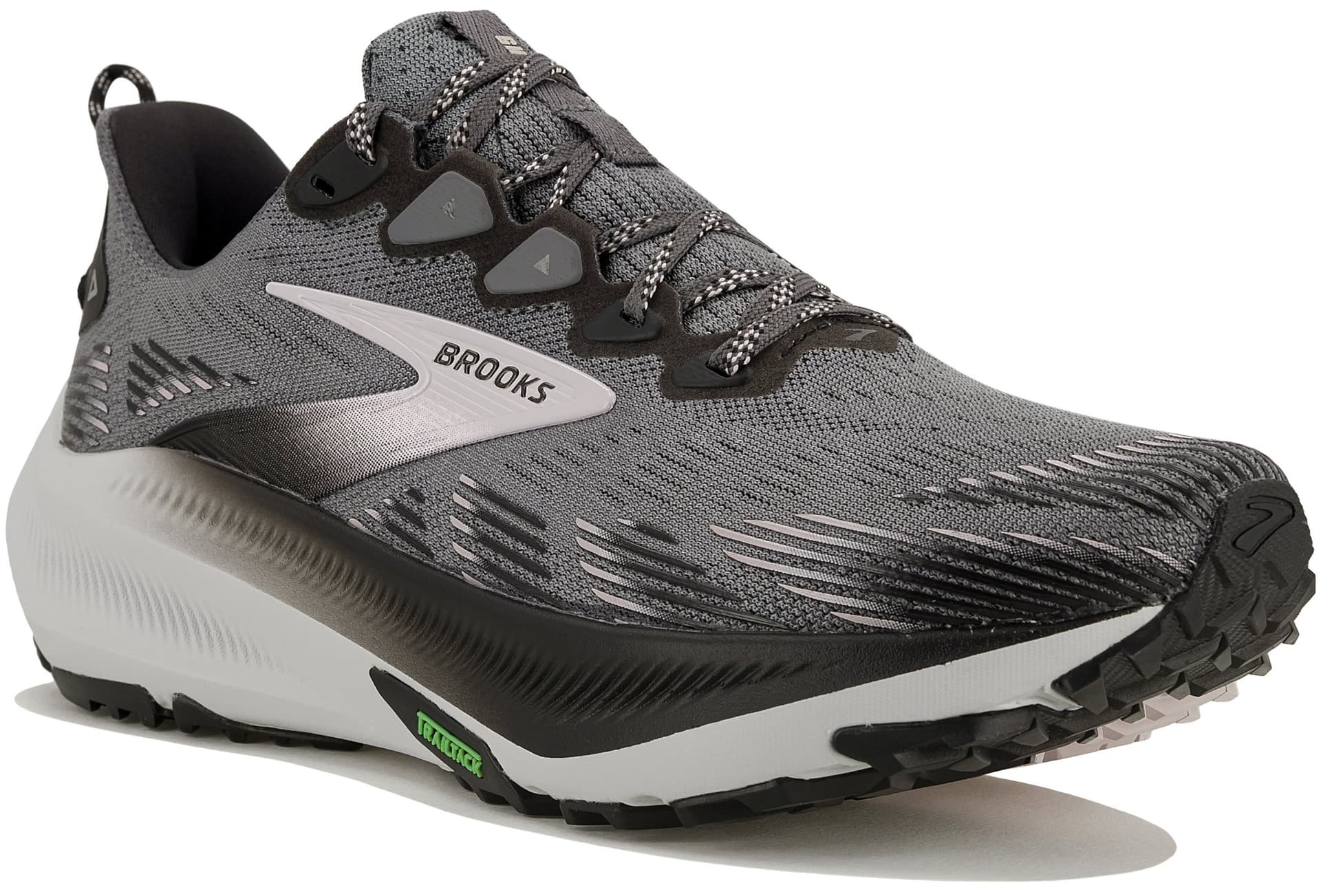Brooks Ghost — Gris/argent