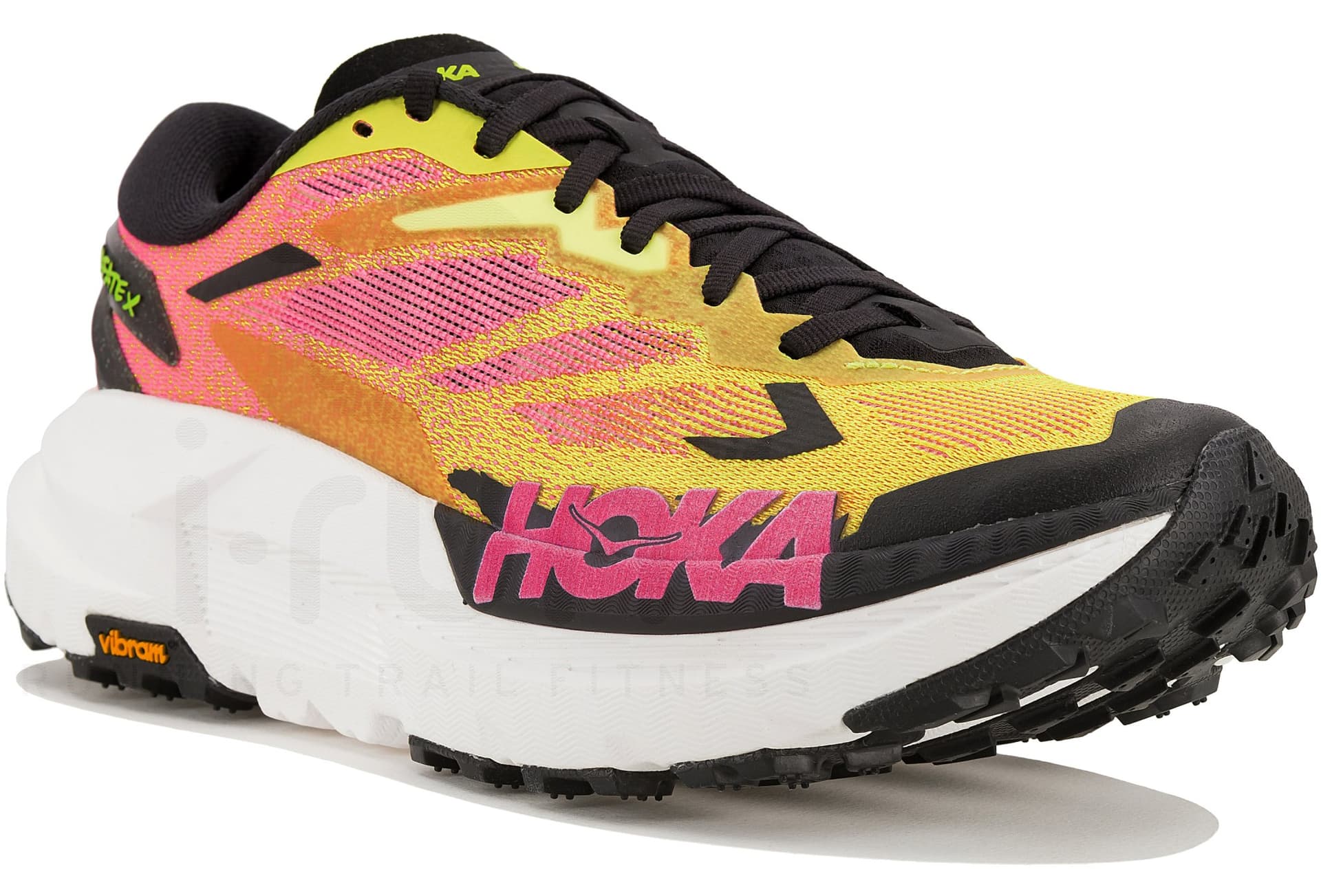 Hoka Mafate X Neon Pack — Jaune/or