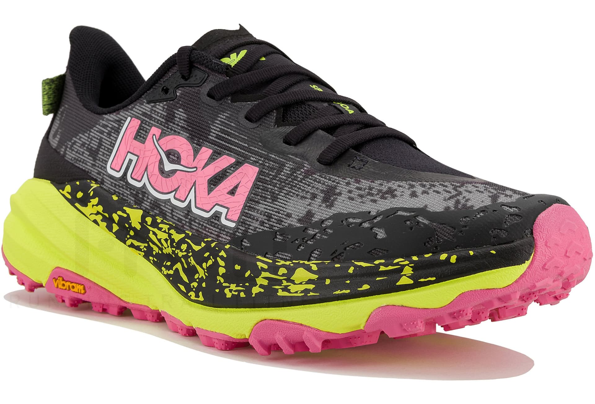 Hoka Speedgoat 6 Neon Pack — Noir